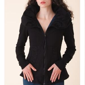 Prairie Underground Cloak Full Zip Hoodie In Black